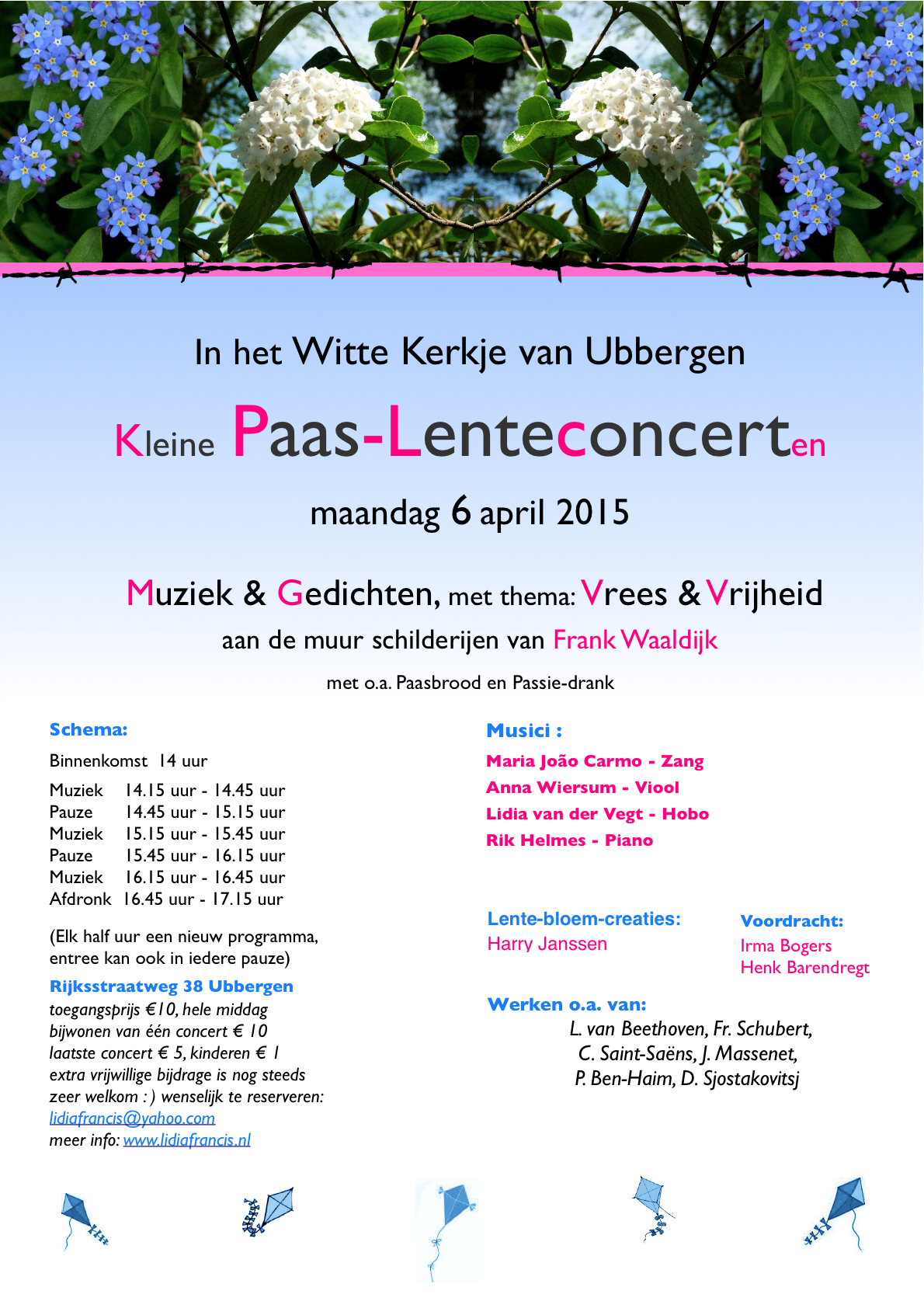 poster lenteconcert 2015 ubbergen